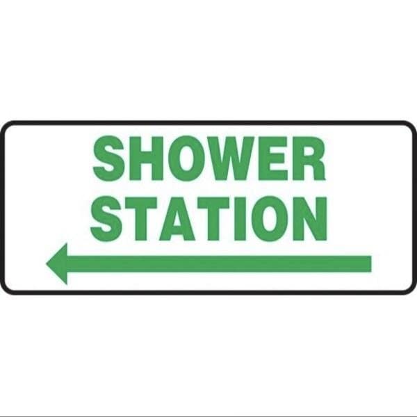 Accuform Exit Sign, Adhesive Dura-Poly, 14 in W, 10 in H MFSD984XV - main